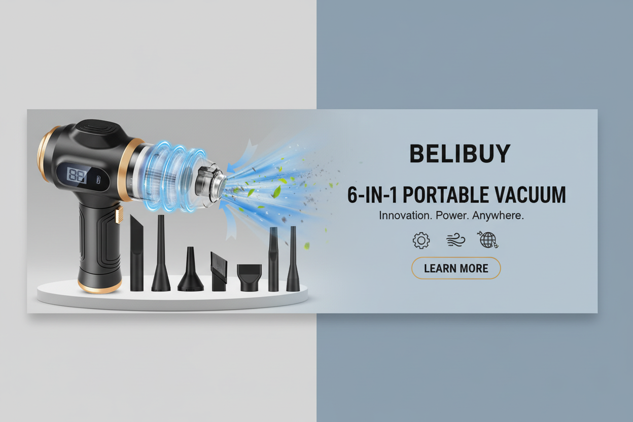 Professional Belibuy vacuum banner
